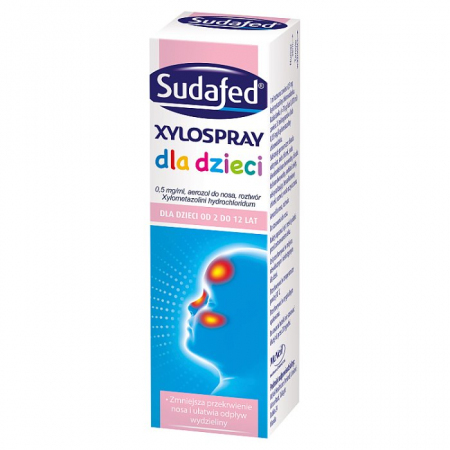 Sudafed XyloSpray dla dzieci 0,5 mg/ml aerozol do nosa 10 ml