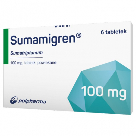 Sumamigren 100 mg 6 tabletek