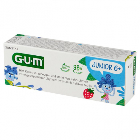 SUNSTAR GUM Junior 6+ Pasta do zębów dla dzieci 50 ml