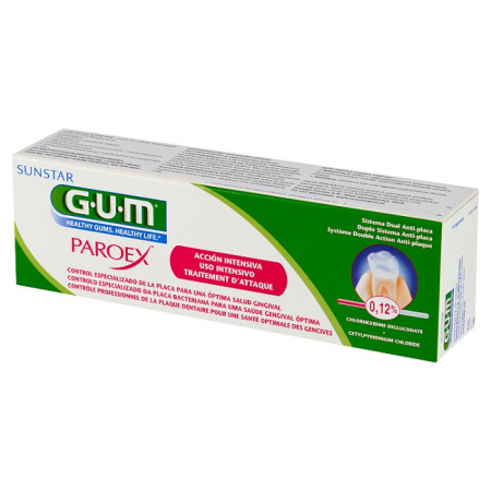 SUNSTAR GUM Paroex 0,12% CHX Pasta do  do terapii krótkoterminowej 75 ml