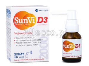 SunVi D3 2000 spray podjęzykowy 400 dawek 20 ml