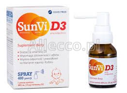 SunVi D3 400 j.m. 400 dawek 20 ml
