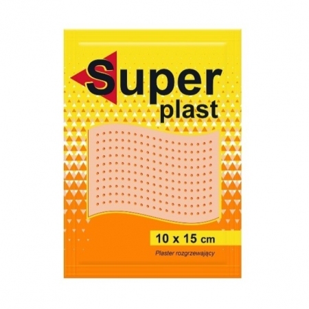 Super Plast Plaster rozgrzewający 10 x 15cm 1szt.