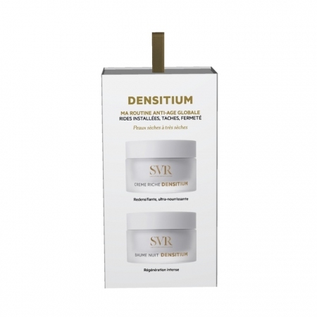 SVR Zestaw Densitium Riche Ujędrniający krem przeciwzmarszczkowy + Densitium Baume Nuit Balsam do twarzy na noc