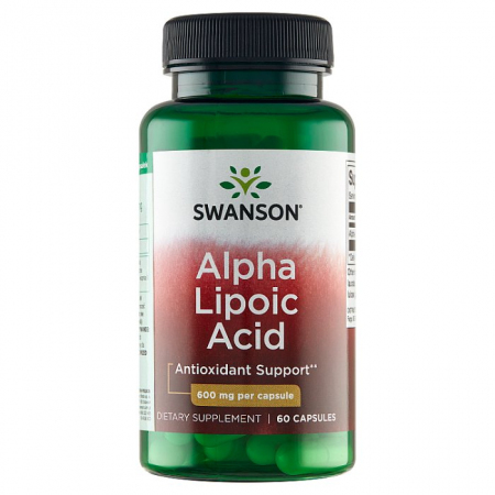 SWANSON Alpha lipoic acid 600 mg 60 kapsułek