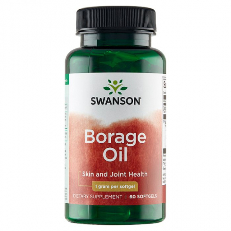 SWANSON Borage Oil 60 kapsułek
