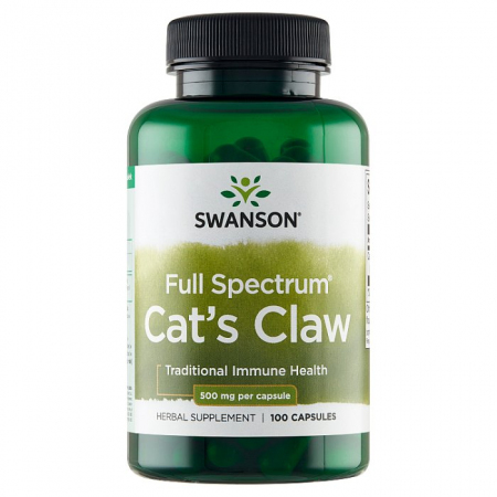 SWANSON Cat's Claw 500 mg 100 kapsułek