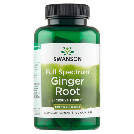 SWANSON Ginger Root 540 mg 100 kapsułek