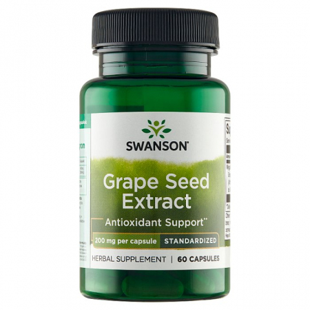 SWANSON Grape Seed Extract 60 kapsułek