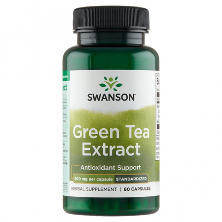 SWANSON Green Tea Extract 500 mg 60 kapsułek