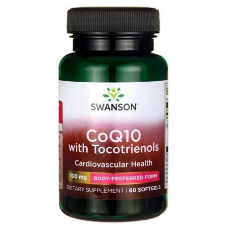 SWANSON Koenzym Q10 + Tocotrienole 60 kapsułek