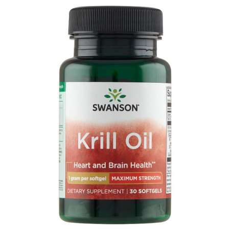 SWANSON Krill Oil 1000 mg 30 kapsułek