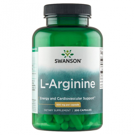 SWANSON L-Arginine 500 mg 200 kapsułek