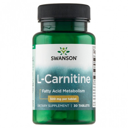 SWANSON L-Carnitine 500mg 30 tabletek