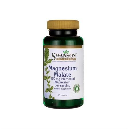 SWANSON Magnesium Malate 60 kapsułek