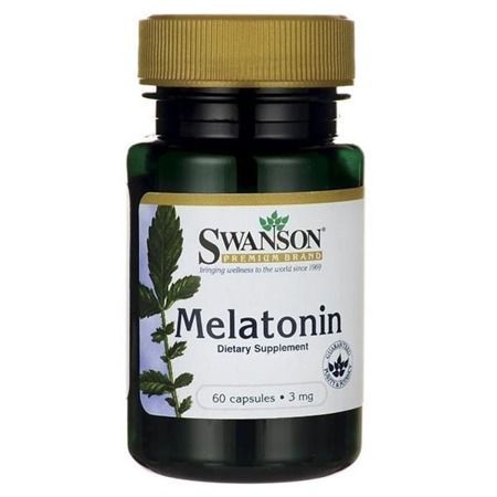 SWANSON Melatonin 3 mg 60 kapsułek