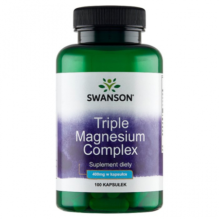 SWANSON Triple Magnesium complex 100 kapsułek