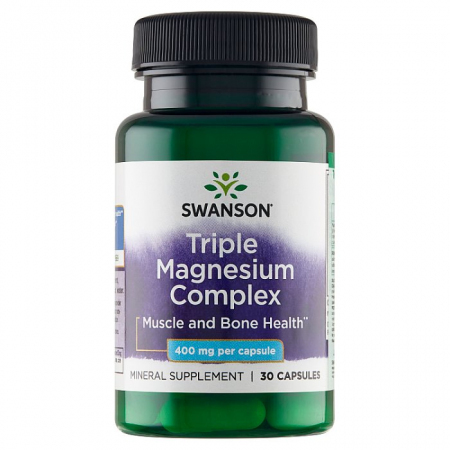 SWANSON Triple Magnesium Complex 30 kapsułek