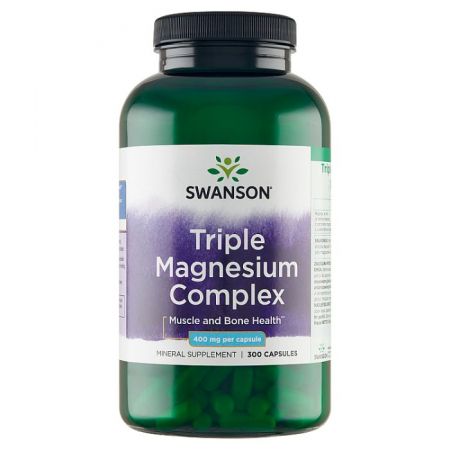SWANSON Triple Magnesium Complex 300 kapsułek