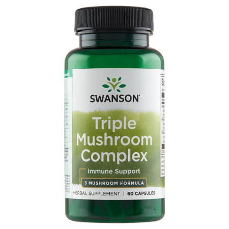 SWANSON Triple Mushroom complex 60 kapsułek