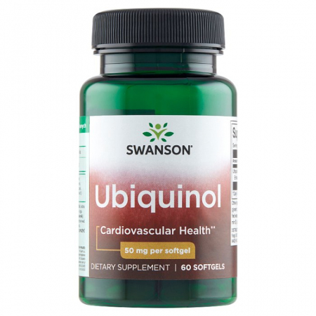 SWANSON Ubiquinol 50 mg 60 kapsułek żelowych