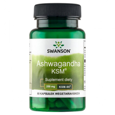 SWANSON Ultimate Ashwagandha KSM-66 250 mg 60 kapsułek