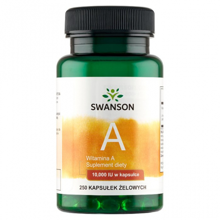 SWANSON Vitamin A 250 kapsułek