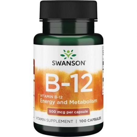 SWANSON Vitamin B-12 100 kapsułek