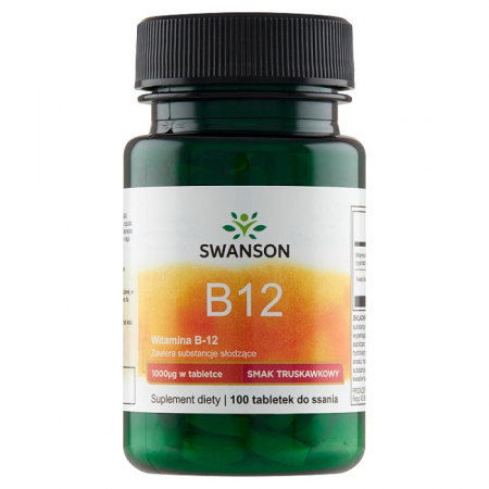 SWANSON Vitamin B-12 1000 mcg 100 kapsułek