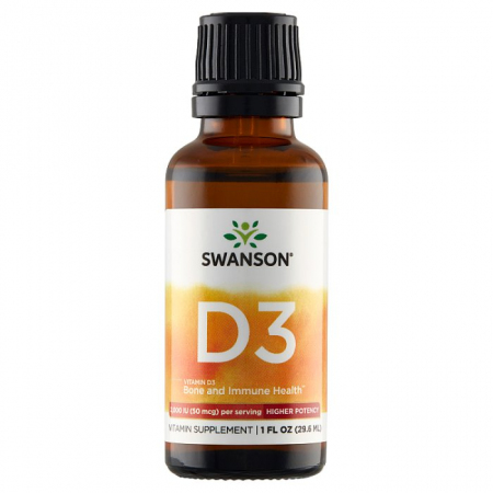 SWANSON Vitamin D3 płyn 29,6 ml