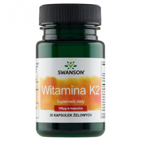 SWANSON Vitamin K-2 100 mcg 30 kapsułek