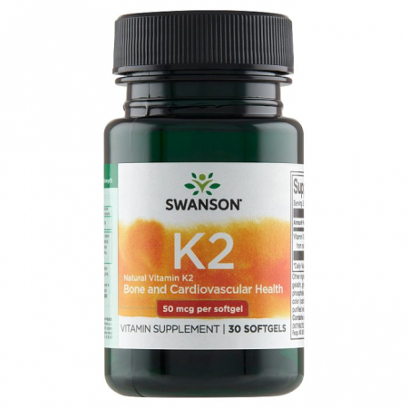 SWANSON Vitamin K-2 50 mcg  30 kapsułek