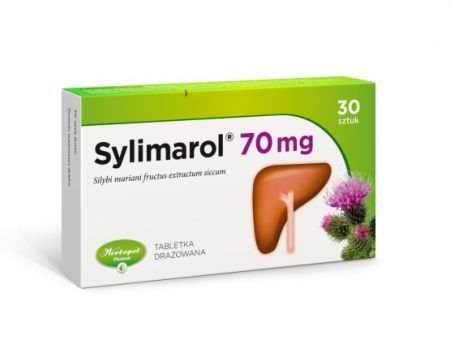 Sylimarol 70 mg 30 tabletek drażowanych / wątroba