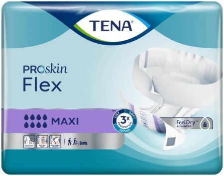 TENA FLEX proskin Maxi M Pieluchomajtki 22 szt.