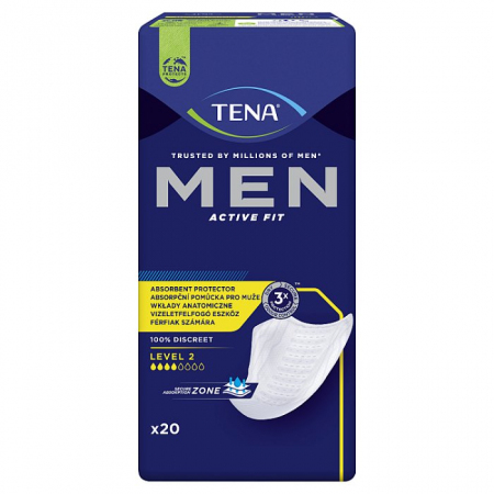 TENA Men Active Fit Level 2 Wkłady anatomiczne 20 szt.
