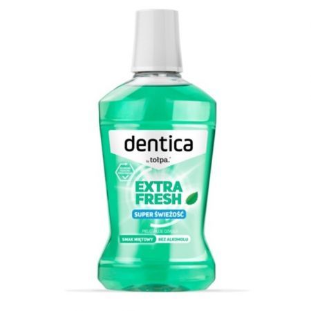 TOŁPA Dentica extra fresh płyn do higieny jamy ustnej EXTRA FRESH 500 ml