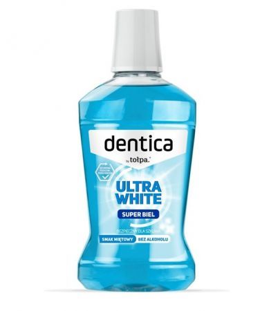 TOŁPA Dentica White Płyn do higieny Jamy Ustnej Ultra White 500 ml