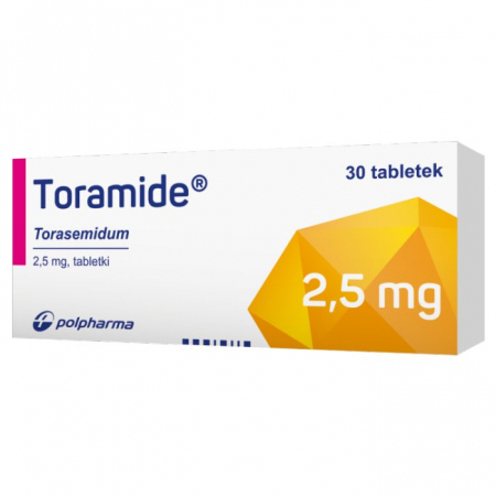 Toramide 2,5 mg tabletki, 30 szt.