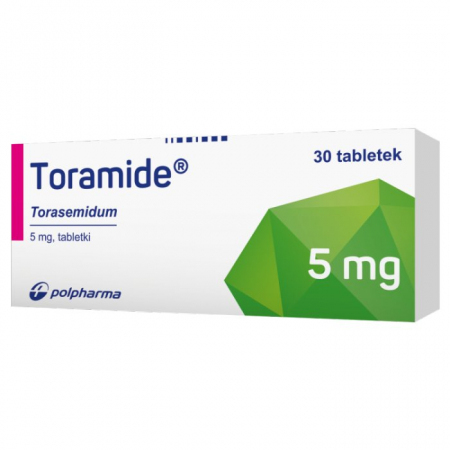 Toramide 5 mg, 30 tabletek