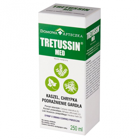 Tretussin Med syrop o smaku czarnej porzeczki, 250 ml