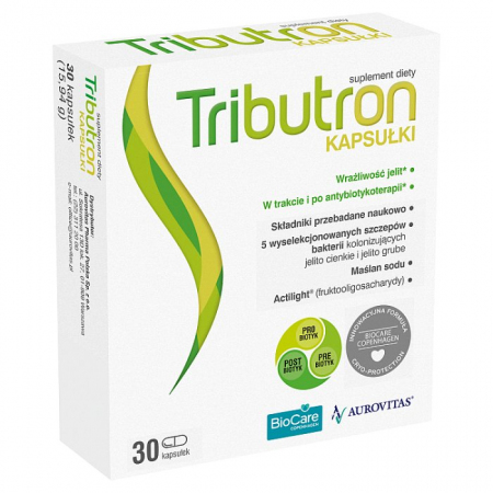 Tributron synbiotyk kapsułki, 30 szt.