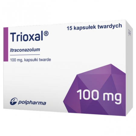 Trioxal 100 mg 15 kapsułek twardych