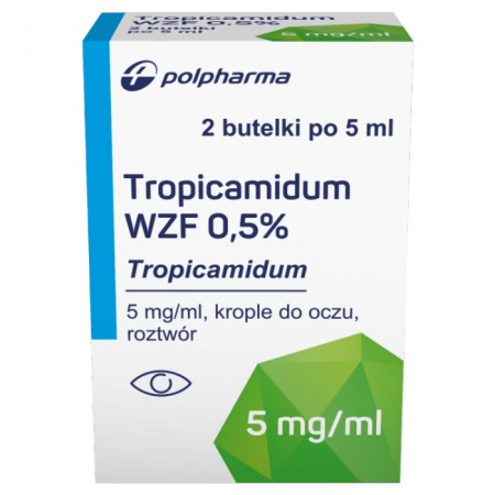 Tropicamidum krople oczne 0,5% 2*5ml