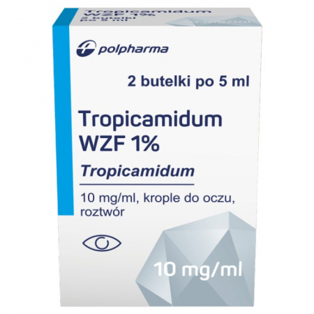 Tropicamidum 1% krople do oczu, 2 x 5 ml