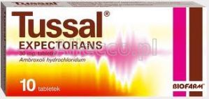 Tussal Expectorans 30 mg 10 tabl.