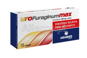UroFuraginum MAX 100 mg 15 tabletek / zakażenia dróg moczowych
