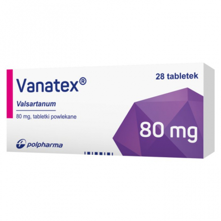 Vanatex 80 mg 28 tabletek powlekanych