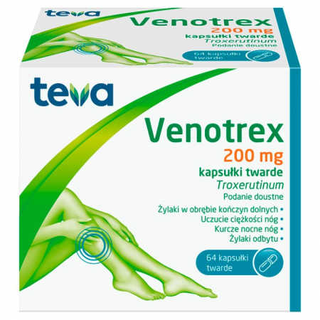Venotrex 200 mg 64 kaps.