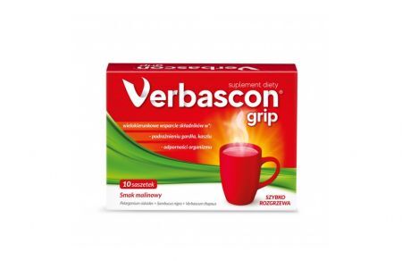 Verbascon GRIP Kids10 saszetek smak malinowy