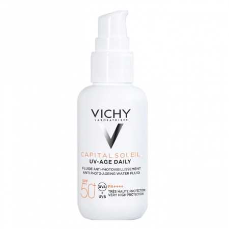 Vichy Capital Soleil fluid UV-Age SPF50+ przeciw fotostarzeniu, 40 ml
